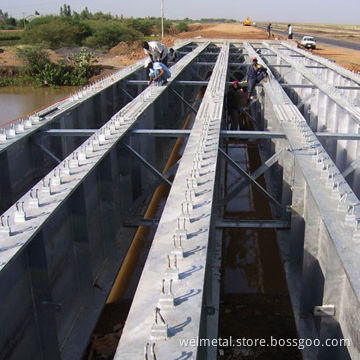 Steel bridge girder